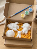 Paint Your Own Space Craft Kit — Kids Birthday Gift | Rocket, Astronaut & Planet, Paints & Brush